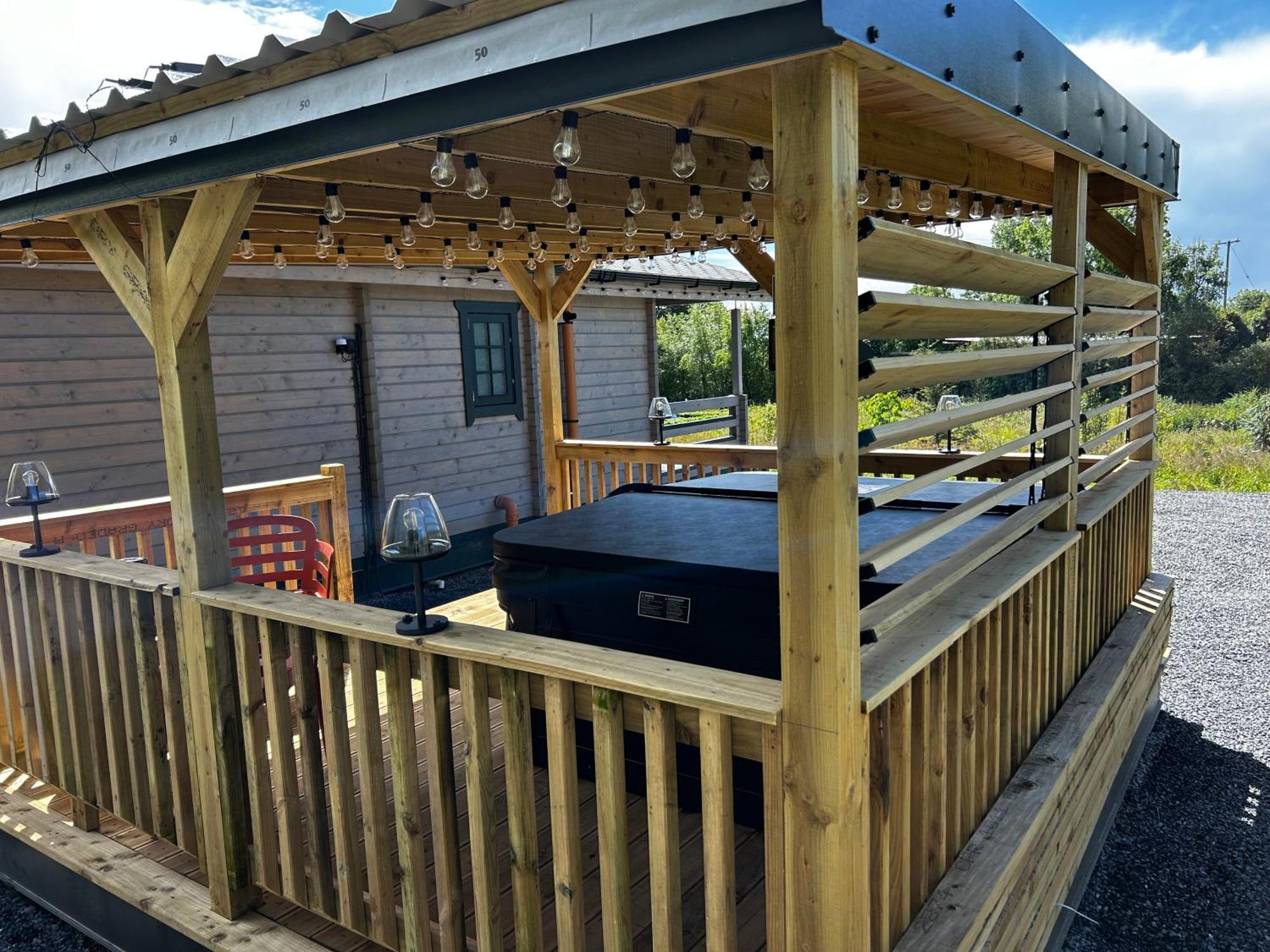 Little Rock Retreat Log Cabin With Hot Tub Castletown Gheoghegan Luaran gambar